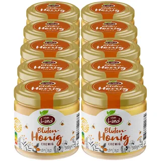 Vom Land Honig cremig 500 g, 10er Pack