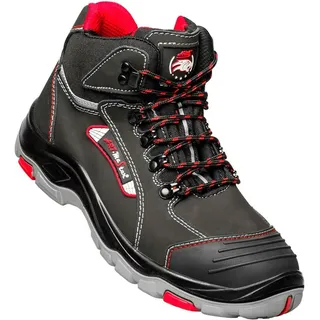 Art.Master Arbeitsschuhe BTNred moderne Sicherheitsschuhe S3 schwarz/rot 38 - Schwarz - 38