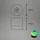 Briloner Mini LED Tischlampe Schwarz 3 St.