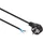 Perel NETZKABEL - SCHWARZ - CEE 7/7 90° + KABEL, FREIES ENDE - 3 m -