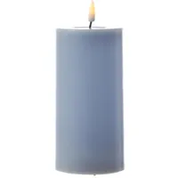 283 MIA Stumpenkerze 15 cm 7,5 cm hellblau