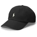 Ralph Lauren Herren Polomütze mit Pony-Logo, Einheitsgröße, Schwarz - Einheitsgröße