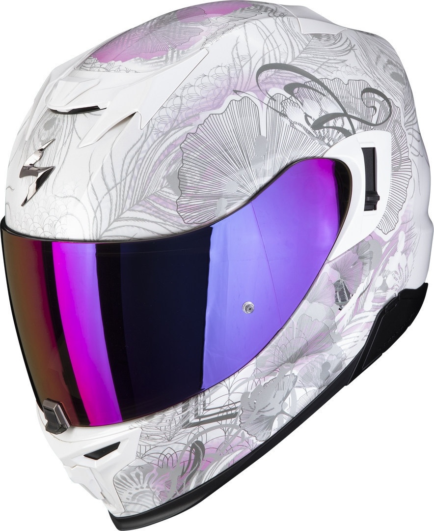 Scorpion EXO-520 Evo Air Melrose Damen Helm, weiss-pink, Größe 2XS