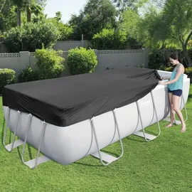 BESTWAY Poolabdeckung Blau 404x201x100 cm