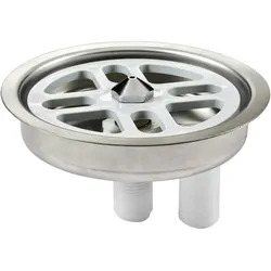 BieTal® Tropfschale Tropfkasten Edelstahl rund 13,2cm & Gläserdusche Einlassen