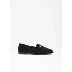 bonprix Komfort Loafer, schwarz, 37, Vegan