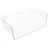 Metaltex Aufbewahrungskorb Regalkorb 40 x 26 x 14 cm Weiß