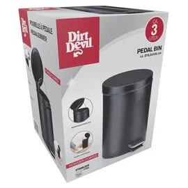 Dirt Devil Treteimer 3 l Schwarz