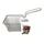 APS Servier-Frittierkorb 10 x 8.5 cm, H: 6.5 cm /// Edelstahl, Griff 9 cm /// -SNACKHOLDER- /// 40620 Miniature frying basket made of stainless steel, stainless steel,