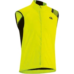 Fahrradjacke GONSO "BLOSKO", Herren, Gr. XXXL, gelb (neongelb), 100% Polyester, Jacken, 100% winddichte Fahrradweste
