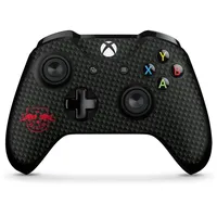 DeinDesign Skin kompatibel mit Microsoft Xbox One X Controller Folie Sticker RB Leipzig Carbon Offizielles Lizenzprodukt