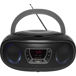 Denver TCL-212BT UKW CD-Radio AUX, CD, USB, Bluetooth® Stimmungslicht Grau (1111...