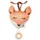 hauck Cuddle N Sleep, - Baby Spieluhr zum Aufhängen, Kuscheltier mit Herausnehmbarem Spielwerk Brahms' Wiegenlied Guten Abend Gute Nacht, ca. 2 Minuten Spieldauer, Fox, Fuch