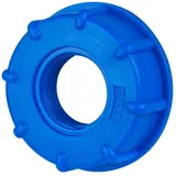 stabilo-sanitär IBC Adapter Deckel S60x6 x 1" IG Schraubkappe Container Blau