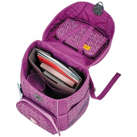 DerDieDas ErgoFlex Easy 5-tlg. purple dots mit Sporttasche