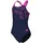 Arena Kikko Swim Pro Back Badeanzug Blau/Pink 140