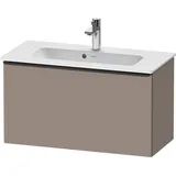 Duravit D-Neo, Waschtischunterbau wandhängend Compact, Breite 810 x Tiefe 372mm, 1x Auszug, mit Griff, DE42690, Farbe: Basalt Matt Dekor