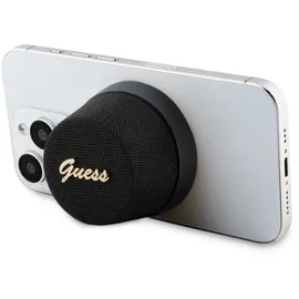 GUESS Magnetic Script Metal schwarz