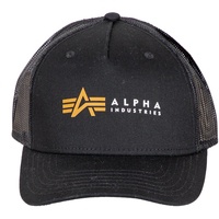 Alpha Industries Alpha Label Trucker Cap Trucker Cap für Herren Black