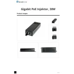 LevelOne Gigabit PoE Injektor 30W POI-3004