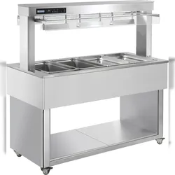 Büfett-Insel Wärmewanne trockenbeheizt