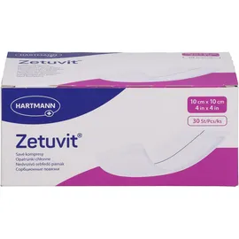 EurimPharm Arzneimittel GmbH Zetuvit Saugkompressen 10 x 10 cm 30 St.
