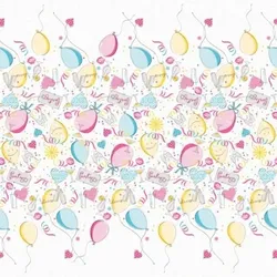 Sovie HOME Tischdecke Ballons aus Linclass® Airlaid 80 x 80 cm, 1 Stück Party Geburtstag fröhlich Ballon