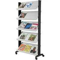 Paperflow Prospektständer Uno 255N.02 5Auflagen mobil grau