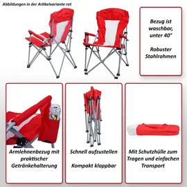 MCW Campingstuhl Rot