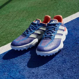 adidas Herren Feldhockeyschuhe Adipower Hockey 3 Hockeyschuh weiß|blau 41 1/3