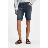 Boss Jeansshorts "Re.Maine Shorts Bo", Herren, Gr. 33, N-Gr, medium blau420, Denim/Jeans, Obermaterial: 78% Baumwolle, 20% Polyester, 2% Elasthan, unifarben, regular fit kniefrei, Jeans Jeansshorts, Stretch-Denim im Straight Fit