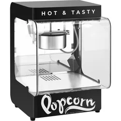 Popcornmaschine - 1300 W - 4 kg/h - modernes Design - schwarz - Royal Catering RCPS-ND01