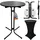 chefgastro Stehtisch Ø 110 x 70 cm Schwarz