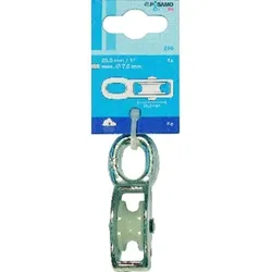 Blockseilrolle einfach für Seil 7mm 25mm a 1 Stück