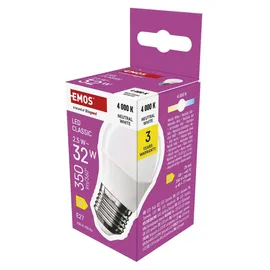 EMOS LED Lampe Mini Globe ZQ6D13 2,5 W E27 neutralweiß 350 lm