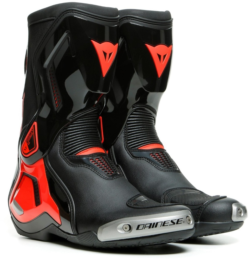 Stiefel Dainese Torque 3 Out Boots black red fluo, 44 EU