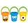 GOWI Lustige Monster Eimer in der Box 558-14