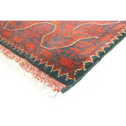 Morgenland Afghan Teppich - Kunduz - 184474 - 290 x 79 cm - dunkelrot - läufer