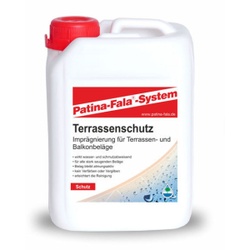 Patina-Fala® Terrassenschutz, Schutzmittel gegen Verwitterung auf Terrassen, 2,5 Liter - Kanister