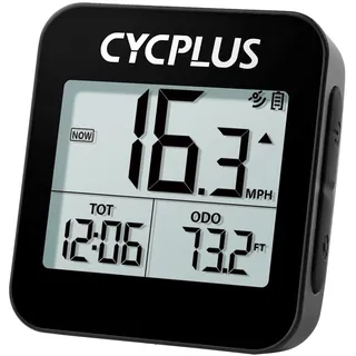 Cycplus GPS Fahrradcomputer Drahtlose Fahrradtacho Radcomputer IPX6 Wasserdichter Kilometerzähler GPS-Tachometer Radfahren-G1