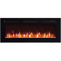 Balderia Elektrokamin schwarz Leif 40 1000/1800 Watt 43 x 102 cm
