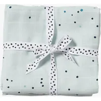 Done by Deer Wickeltuch 2-Pack, Dreamy Dots blau