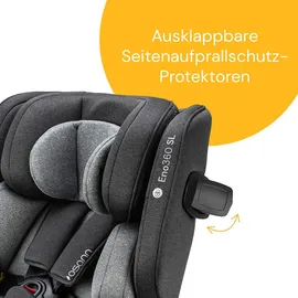 Osann Eno360 SL i-Size Reboarder mit Isofix und Standfuß – Dark Grey Melange