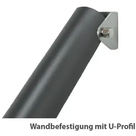 TREBA Eingangsgeländer GA5 115 cm Aluminium Anthrazit
