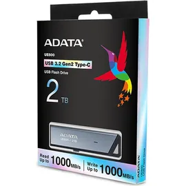 A-Data UE800 2 TB USB-C Silber AELI-UE800-2T-CSG