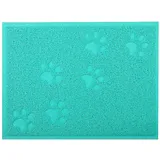 DM Katzentoilette, Schmutzfangmatte, 40,6 x 30,5 cm, 4 Farben erhältlich (Grün)