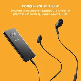 Belkin Rockstar Kopfhörer USB-C schwarz