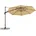 Schirme Bermuda Ø 350 cm natur inkl. Ständer und Schutzhülle