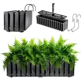 Kadax Blumenkasten 60 x 18 x 16,5 cm Anthrazit