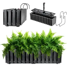 Kadax Blumenkasten 60 x 18 x 16,5 cm Anthrazit